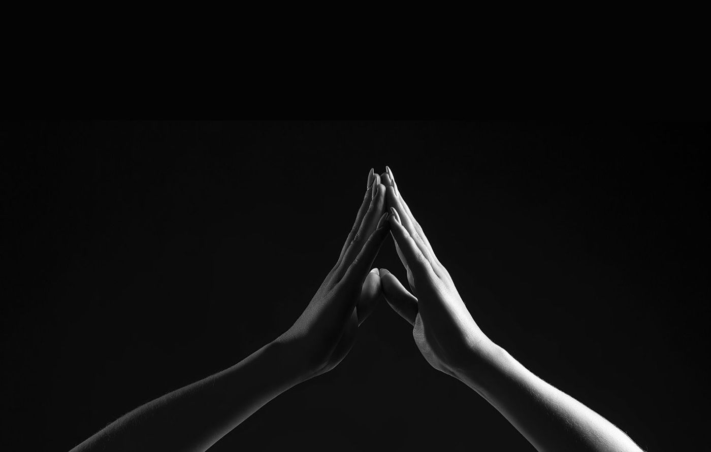 Hands joined in prayer